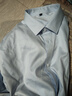 京东京造【高端100支】短袖衬衫男白衬衫26春季新年送男友礼物 蓝色43 实拍图