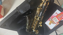 美音天使 降E调中音萨克斯乐器风管成人初学者专业演奏考级款大咖推荐 M22黑雕花-升级双筋+双笛头+教学 实拍图