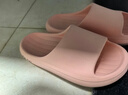 朴西新款EVA踩屎感厚底拖鞋女士居家室内情侣拖鞋男 浅粉 37-38 实拍图