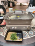 美的（Midea）电火锅钛陶0氟多功能锅不锈钢蒸锅鸳鸯火锅专用锅超薄速沸多功能一体电锅煎烤料理锅DLS332266S 实拍图