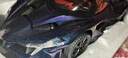 活石车模型合金仿真高档阿波罗汽车模型跑车仿限量版手办男生退伍礼物 蓝紫渐变EVO+皮质灯光防尘罩 男生生日礼物1:24太阳神阿波罗模型 实拍图