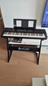 雅马哈（YAMAHA）PSR-E383 儿童成年娱乐学习专业演奏教学力度键电子琴61键 实拍图