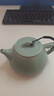 祥业song杯子汝窑泡茶壶陶瓷大号功夫茶具西施壶汝瓷单壶提梁壶泡茶器 大石瓢壶 260ml 实拍图