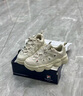 FILA【杨幂同款】官方豌豆鞋女鞋老爹鞋运动鞋冬季运动休闲鞋 燕麦棕-OM 36.5 实拍图