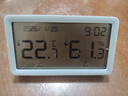 得力（deli）(deli)室内温湿度表 LCD电子温湿度计 婴儿房室内温湿度表 办公用品儿童礼物老人礼品蓝色 实拍图