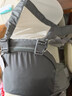 爱宝适婴儿背带腰凳前抱横抱式多功能四季透气薄款可拆卸 梦幻灰M395 实拍图