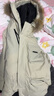 京东京造【进口极寒95鹅绒服】羽绒服男外套女冬季新款中长款 燕麦卡 L 实拍图