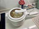 小熊（Bear）电煮锅 小电锅 电蒸锅 长柄 小型宿舍电锅 多功能锅辅食锅 学生泡面不粘锅珐琅锅Q16H1 1.6L配蒸笼 实拍图