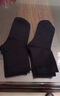 猫人男士袜子男纯棉100%秋冬中筒袜男袜防臭吸汗商务棉袜黑色5双 实拍图