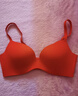 蕉内【赵露思同款】301P女士红色内衣本命马年聚拢自然圆胸无痕文胸罩 实拍图