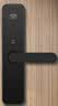 源天祥刷卡锁酒店门锁宾馆锁磁卡感应锁电子ic锁木门锁公寓出租民宿 黑色款 实拍图