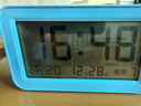 康巴丝（Compas）电子闹钟多功能时钟桌面儿童学生专用起床神器新款升学开学季必备 6013 活力蓝 实拍图