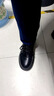 孚尼奴皮鞋男黑色春夏商务正装休闲小皮鞋上班男鞋子年轻人英伦风 简约黑 44 实拍图