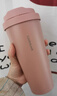 乐扣乐扣（LOCK&LOCK）保温杯遇见元气保温保冷咖啡杯弹跳盖男女颜值水杯550ML粉色 实拍图