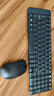 罗技（Logitech）MK220 键鼠套装 无线键鼠套装 办公键鼠套装  多媒体键鼠套装 带无线2.4G接收器 黑色 实拍图