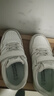 回力（Warrior）儿童小白鞋男童休闲鞋女童板鞋校园运动鞋 WZ(CL)-0238 白色 28  实拍图