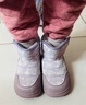 巴布豆（BOBDOG）童鞋女童冬款舒适保暖靴子时尚百搭儿童雪地靴116555056浅粉紫30 实拍图
