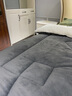 南极人（Nanjiren）牛奶绒被子冬天双面加绒加厚冬季棉被单人宿舍被芯盖被春秋垫被褥 TT浅灰【双面加绒 3秒速暖】 150*200cm/4斤 实拍图