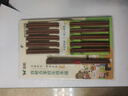 双枪 原木铁木筷子家用实木筷子10双+2双儿童筷子家庭餐具套装  实拍图