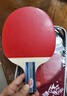 双鱼乒乓球拍直拍双拍套装 初学者兵兵球拍2只装附3球 实拍图