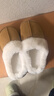 【福利价】4.5CM厚底麂皮绒外穿棉拖鞋女秋冬室内居家用毛毛棉拖 8805厚底4.5公分-黄色 40-41 适合39-40 实拍图