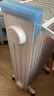 美的（Midea）【金缕衣】取暖器家用/电暖器/电暖气/加湿烘衣/13片全屋取暖器/节能电热油汀取暖器NY2213-18GW 实拍图