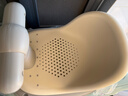 英氏（YEEHOO）新生儿童浴盆防滑浴凳婴儿坐椅可坐托躺托架宝宝洗澡神器座椅灰色 实拍图