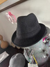 席佰popping帽子街舞 黑色礼帽爵士帽子男MJ英伦JazzDance女绅士帽 黑色 西服布薄款 S儿童款(54cm) 晒单实拍图