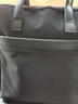 得力（deli）加厚竖式立体办公手提袋/会议包/事务包/文件包/便携商务拉链袋电脑公文包男 黑色 实拍图