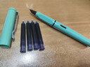 晨光（M&G）文具0.38mmEF暗尖纯蓝可换墨囊钢笔1支+4支可替换墨囊人教社版钢笔学生书法写字专用笔HAFP2190B3 实拍图