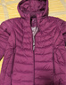 坦博尔轻薄羽绒服女短款宽松脱卸帽秋保暖女士外套TD236256 富贵紫 190  实拍图