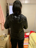 雅鹿羽绒服女短款轻薄冬连帽韩版时尚休闲白鸭绒外套修身AP 黑色 L 实拍图