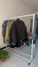 楠叶晾衣架落地 阳台衣架  多功能衣服架 简易衣架 卧室挂衣架DGZ-8BL 实拍图