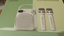 漫步者（EDIFIER）【重磅新品】PP203S 便携手提蓝牙音箱 迷你K歌音箱 户外音响 家庭KTV音箱 云岩白 双麦 实拍图