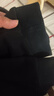 鸿星尔克运动裤男秋冬季新款加绒休闲针织束口长裤九分裤男士裤子卫裤男裤 正黑-1026-加绒针织 4XL 实拍图