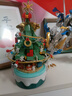 乖明星新年礼物儿童玩具男孩女孩生日礼兼容乐高积木拼装圣诞树八音乐盒 实拍图