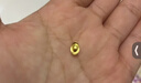 六福珠宝足金添富投资金条财源滚滚金豆豆黄金摆件礼物单颗 计价 约1.00克 晒单实拍图