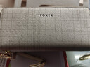金狐狸（FOXER）牛皮女士钱包大容量长款卡包钱票夹手拿包零钱包元旦礼物送女生 实拍图