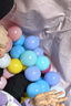 BG-BABYGO海洋球婴儿玩具波波球可啃咬儿童室内游戏彩色球升级7cm尺寸100个 实拍图
