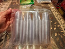 佳茉航空杯100只 一次性小酒杯30ML塑料加厚太空杯透明试吃喝茶白酒杯 实拍图