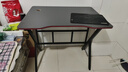 奥伦福特  电脑桌台式家用电竞游戏桌办公书桌简约书房写字桌子 碳纤维纹路单桌-80*60 升级款电竞桌 实拍图
