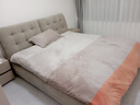 京东京造 220g牛奶绒四件套 A类秋冬加厚高克重法兰绒保暖双人床单枕套被套 1.8米床 暮霞 实拍图