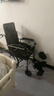 鱼跃(yuwell)手动轮椅车H059B老人半躺护理型带坐便椅餐板钢管可折叠 实拍图