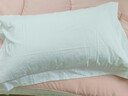 源生活纯棉枕套一对 60支简约枕头套 酒店全棉枕芯套 白色 48*74cm 实拍图