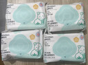 全棉时代婴儿湿巾100%棉宝宝湿纸巾纯水小包出行便携装成人可用25片/包*4 实拍图
