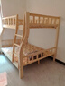 筱环上下床实木上下铺儿童床男孩女孩高低床成人双层床子母床 上下床 爬梯款单床+床垫*2 上铺宽130下铺宽150-全实木 实拍图