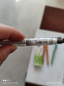 得力（deli）元气森林联名环保按动中性笔 0.5mm双球珠ST笔头学生刷题笔考试笔办公签字笔 黑色4支/盒XL003 实拍图