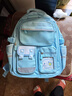靓宝宝库洛米三到六女孩小学生减负护脊大容量一年级二女童轻便儿童书包 小号蓝色(适合1-2年级) 实拍图