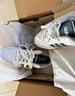 adidas ENTRAP美式校园风运动少年感复古篮球风板鞋男女阿迪达斯   白色/蓝色   42 实拍图