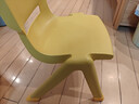 禧天龙靠背椅子家用加厚椅子板凳宝宝小坐椅幼儿园塑料防滑可叠放小凳子 大号亮丽黄 1个装【升级脚套防滑】 【优选PP原料】 实拍图